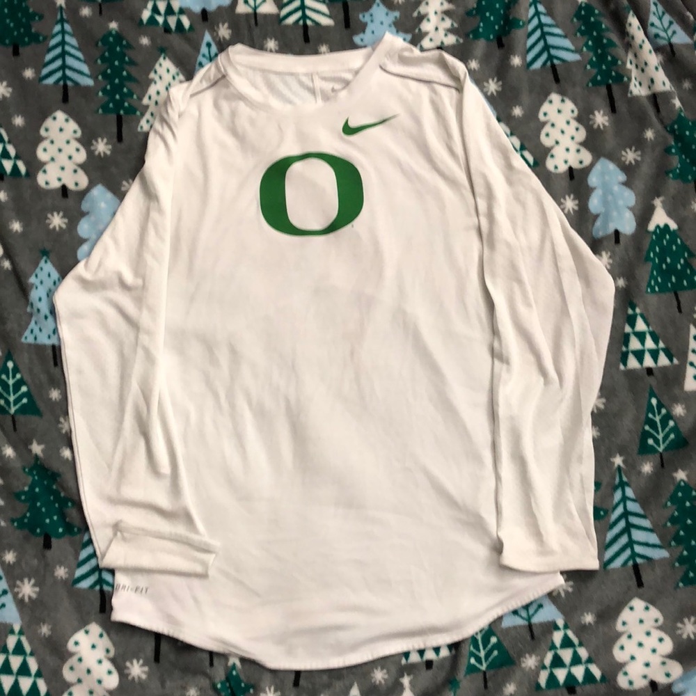 U of O Nike Dri-Fit Long Sleeve Shirt